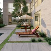 20mm Cement Look Grey Porcelain Tile With PEI Rating 4 Modern Floor Tile Outdoor