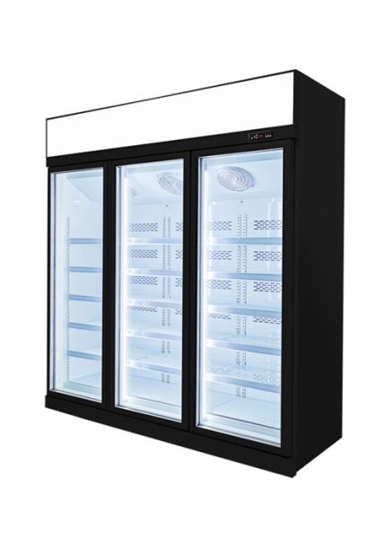 Commercial Visible Glass Door Freezer with 5 adjustable shelves