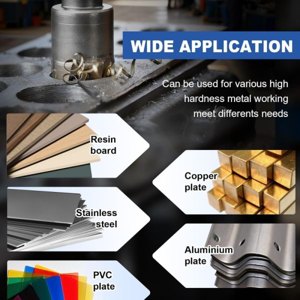 45mm TCT Boring Bit | High-Tension Ejection and 10mm Triangular Shank for Commercial MEP
