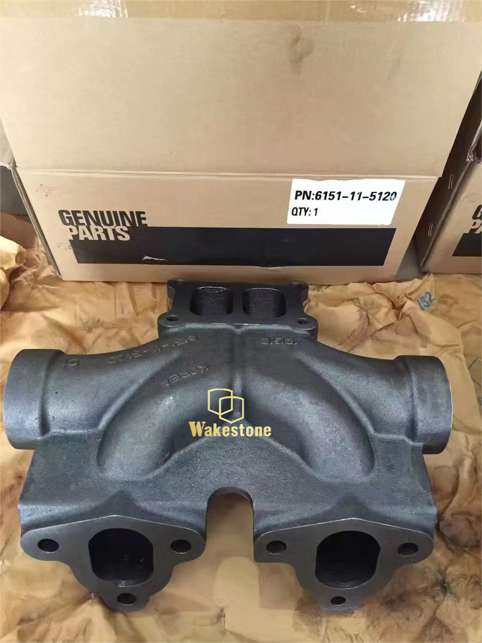6151-11-5130 Экскаватор 6D125 Части двигателя Выхлопный манифолт Для Komatsu PC400-7 WA450-3MC WA470-3