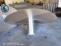 Saldado Ss 304 Johnson V Wire Screen Slot 200 micrones con área abierta alta