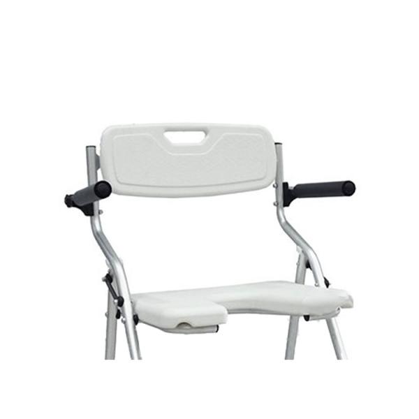 Toilet Transfer Commode Adjustable Hospital Bath Chair For Elderly