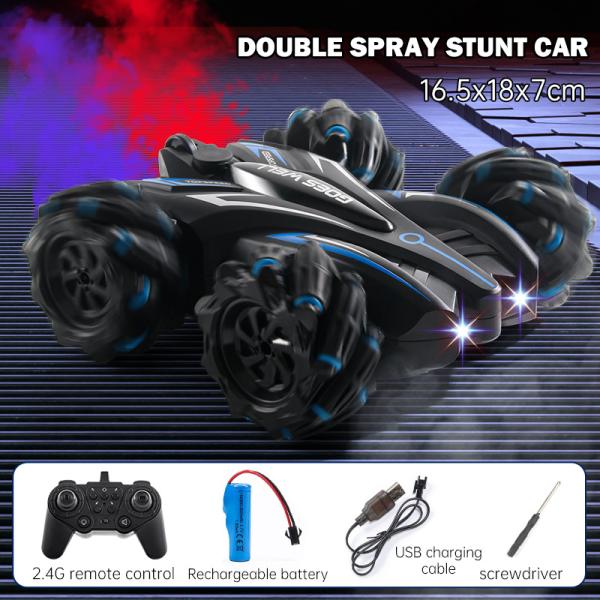 Ready-to-Go 4WD SUV Double Sided Stunt Drift Remote Control Car with Turn Left Function