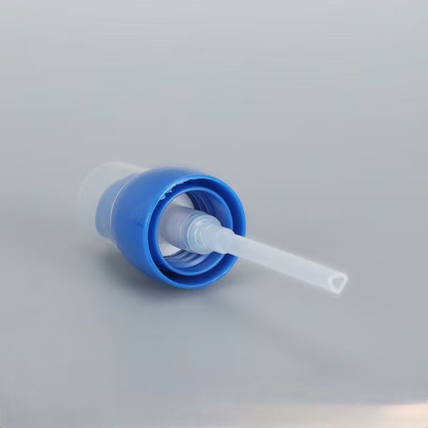 Bird Mouth Shape 18/410 20/410 Plastic Cream Pump with Half-Cover PP Cap Support Colors Making