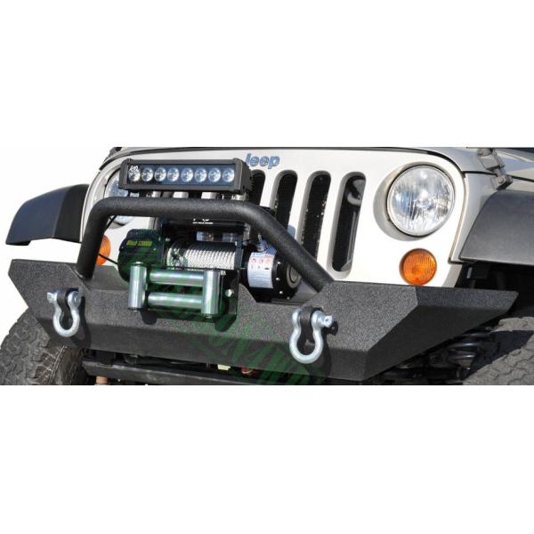 07-15 JK Front Bumper for Jeep Wrangler JK Black Steel Front Grille Guard Bumper For Wrangler JK