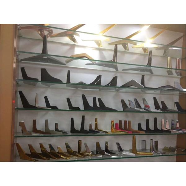 Изогнутая замена ног софы металла ног 120mm Chrome ноги мебели