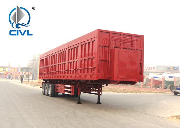 CIVL Van Type Semi Trailer Trucks 40 Ton Payload Semi Van Box Trailer