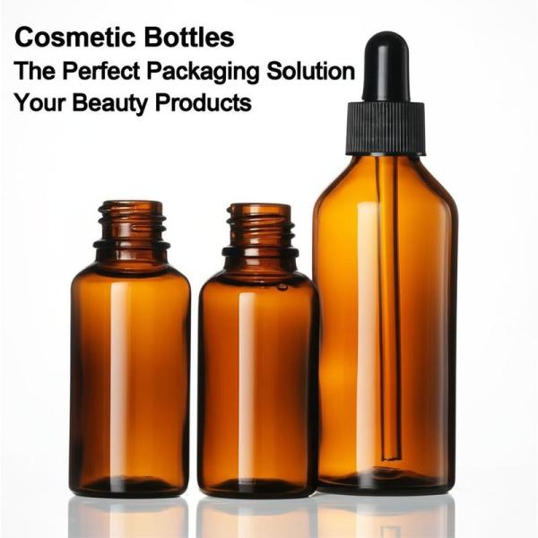Amber Cosmetic Bottles The Perfect Packaging Solution for Your Beauty Products