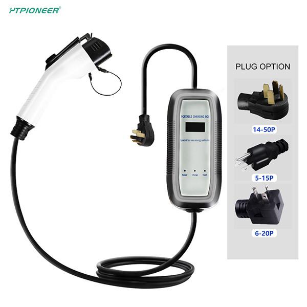 5m Portable EV Charger Customized Dimensions 16kw Type 2 L210xW85xH50 (mm)