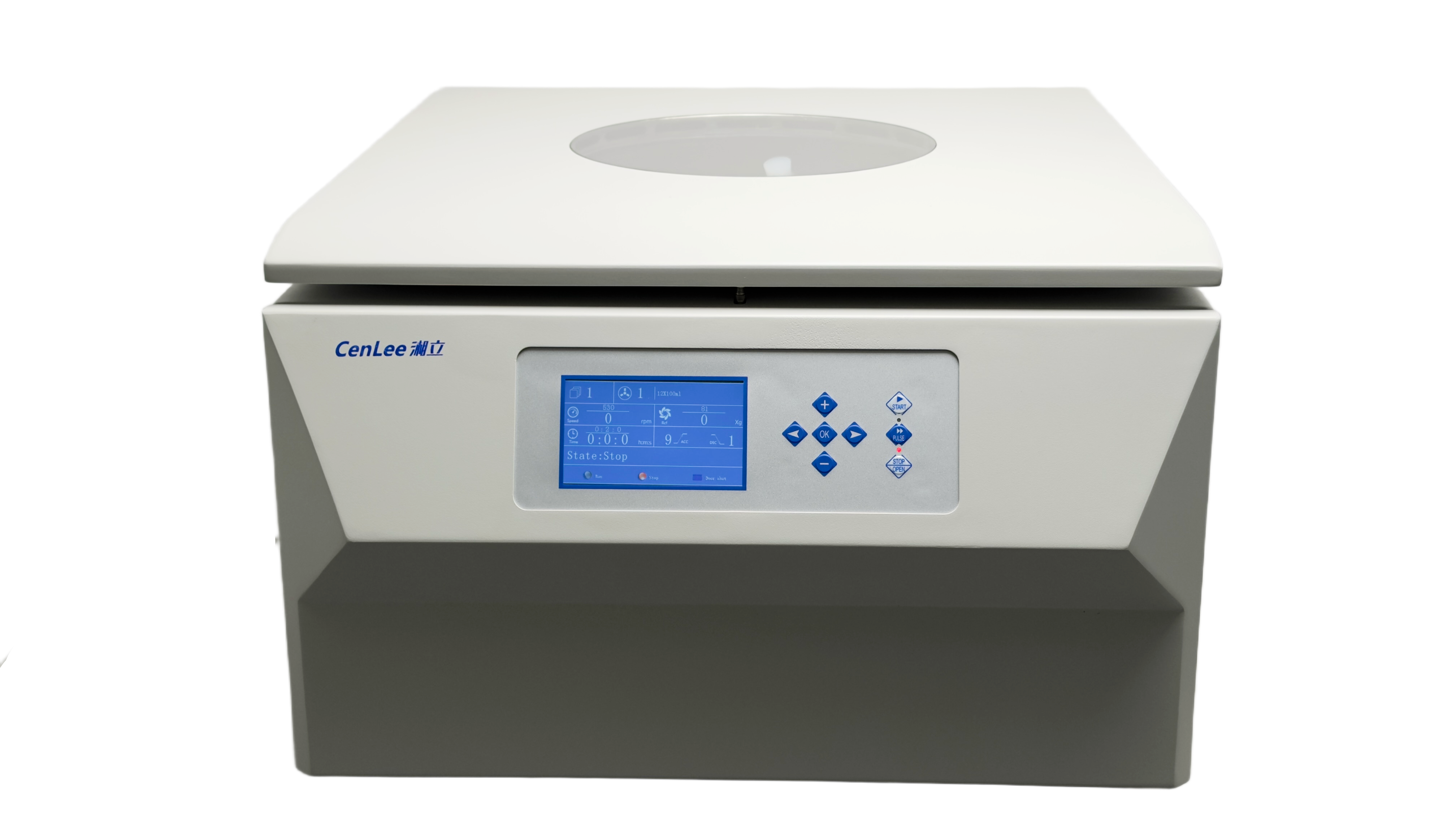 Cenlee Tabletop Universal Chemical 12pcs Mojonnier Centrifuge Swing Rotor Stainless Steel Large Transparent Observation LCD