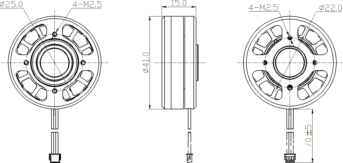 Factory & Customizable & Balanced Brushless C3504 2-4s BLDC Brushless DC Gimbal Motor for Multi Axis Aircraft Pan-Tilt Heli PTZ