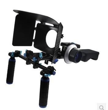 DSLR Rig Set Movie Kit withshoulder mount rig Matte Box And follow focus