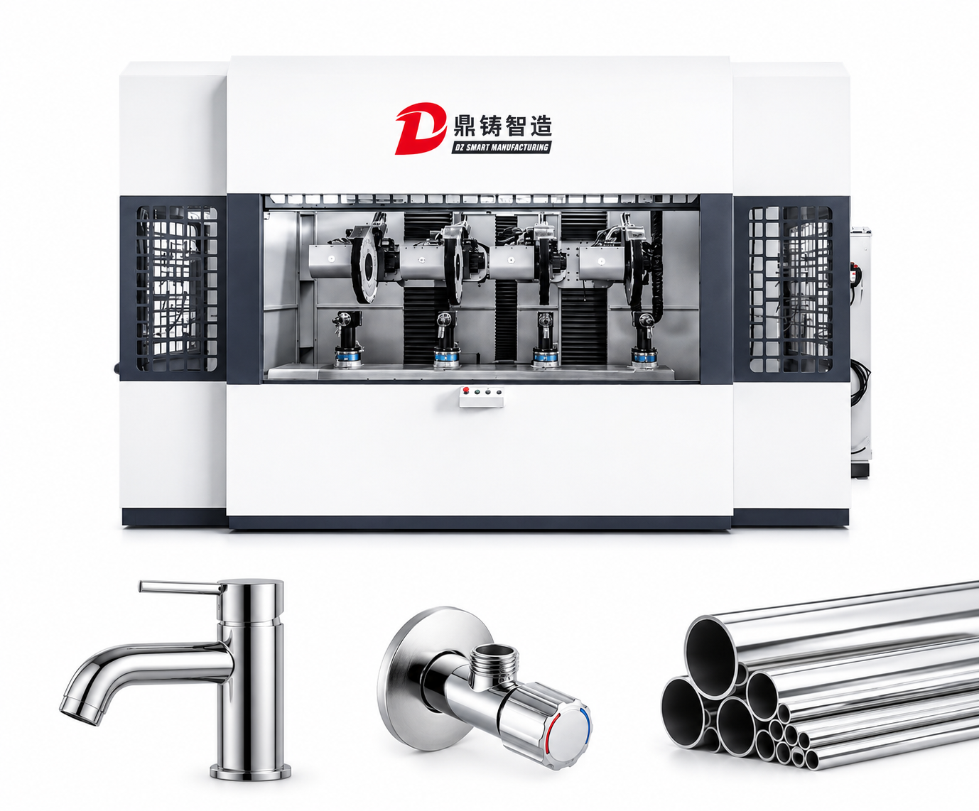 Gantry Intelligent CNC Polishing Machine with Automatic Feed System for Stone Metal Processing
