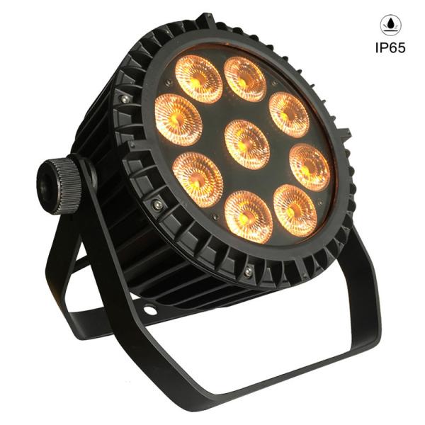 9*12W RGBW 4in1 Flat Par LED Lights Wedding Event Light 60000 Hours