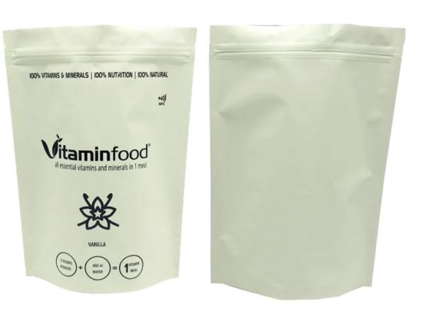 Matte coated zip lock silver mylar bags Aluminium foil bags for food with zipper top