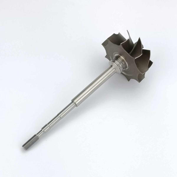 MS-TECH Turbo K26/K27 Tourbine Arbre de roue Ind 64,4 mm Exd 54,55 mm Lames 9 longueur 145,5 mm