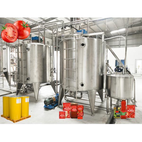 High Temperature Resistance Tomato Processing Line with Customized Capacity and Advanced Evaporation and Concentration