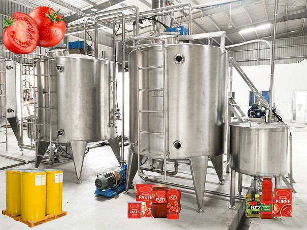 Industrial Tomato Paste Production Line |40-1500T/Day Turnkey Machinery with Aseptic Filling