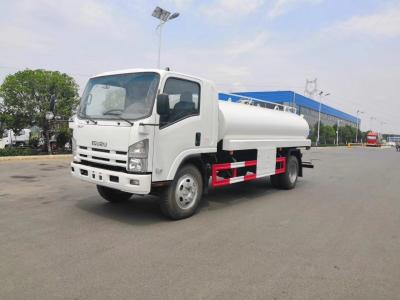 ISUZU ELF 8M3 8ton 8000L Drinking Water Tanker , Water Transport Truck With Liquid Lever