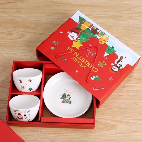 Customizable Ceramic Home Decoration Tableware For Christmas Gift
