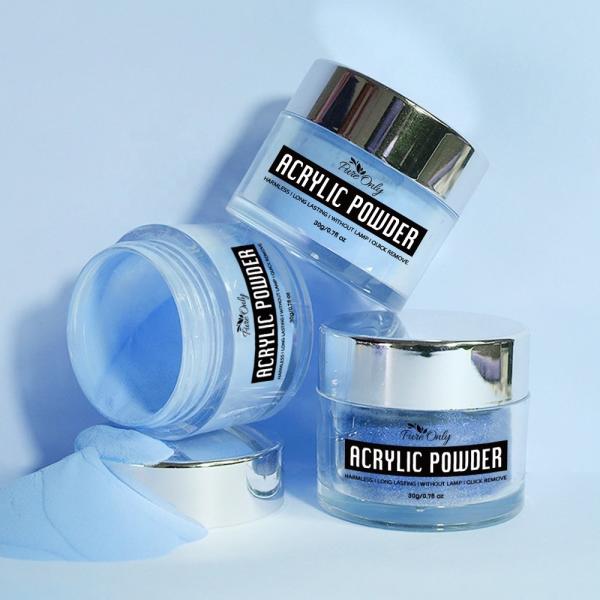 Poudre acrylique UV Aurora personnalisée en gros Poudre chrome claire Ongles sans lampe Poudre d'ongles acrylique chrome en vrac