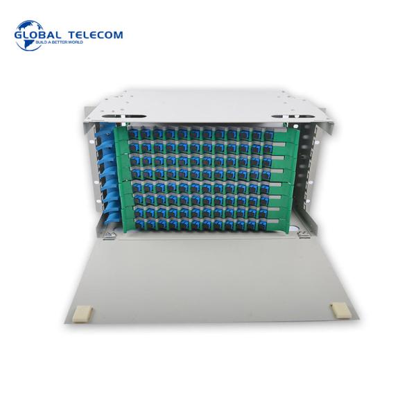 Odf Fiber Optic Patch Panel Wall Mounted 12 24 48 96 144 Port