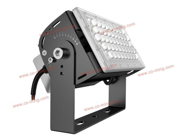 Aluminium cooling fin LED Flood lights Ra70 80 140lm/w Meanwell Driver 75w 10500lm