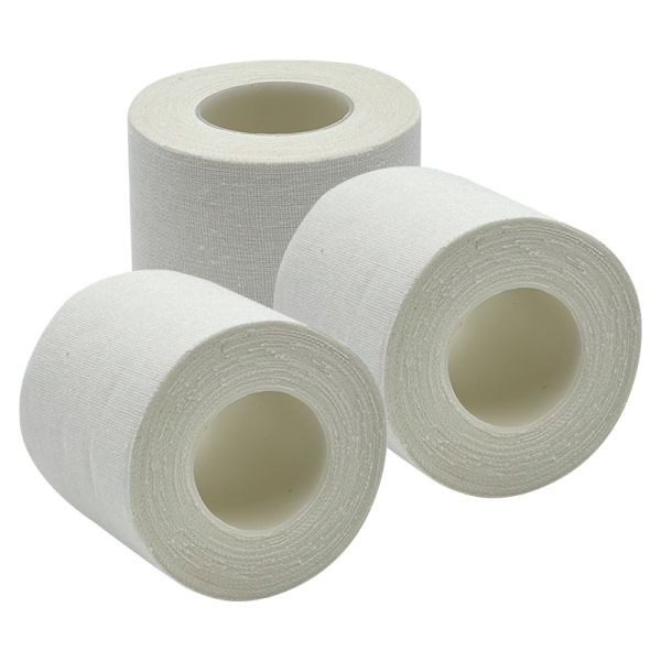 OEM Breathable Medical Raw Material Zinc Oxide Cotton Tape 5cmx5m Easy Tear