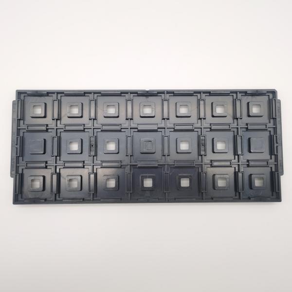 QFP Jedec IC Trays com peso do tabuleiro 120-200g Forma retangular