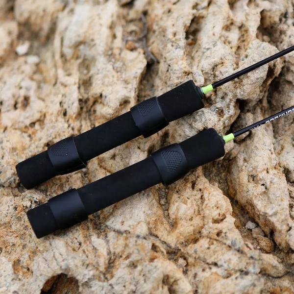 Portable Mini Carbon Fiber 45CM 55CM Ice Fishing Rod