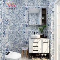 Papel de pared de azulejos de efecto de PVC para el baño