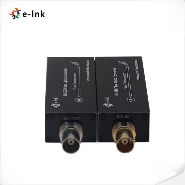 Mini Extenseur HD-SDI sur fibre optique pour systèmes de caméras de surveillance et de diffusion