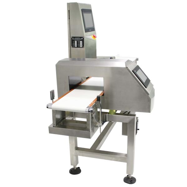 High Accuracy 0.1g Checkweigher with Stainless Steel 304/316 Construction and Customizable Belt Speed for Production Lines