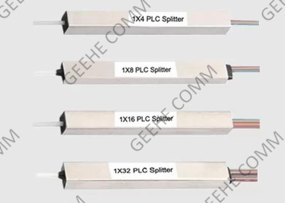Divisor de aço do Plc 1x16 do único modo 0.9mm do tubo de DWDM