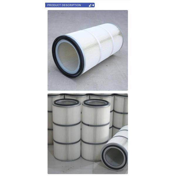 0.3um Пористый фильтр с плюшевым воздушным картриджем для фильтрации пыли на производственных предприятиях