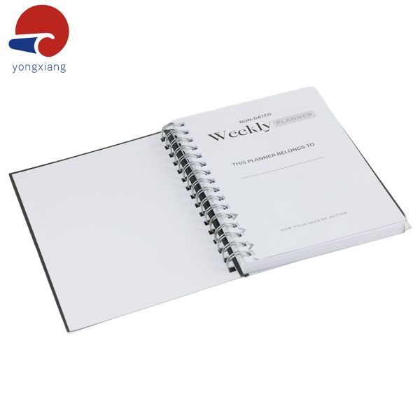 8*11 Inch Custom Planner Printing Matte Lamination Diary Journal Planner