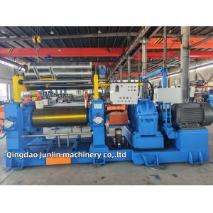 XK-450 18 Inch Rubber Two Roll Mixing Mill With Stock Blender