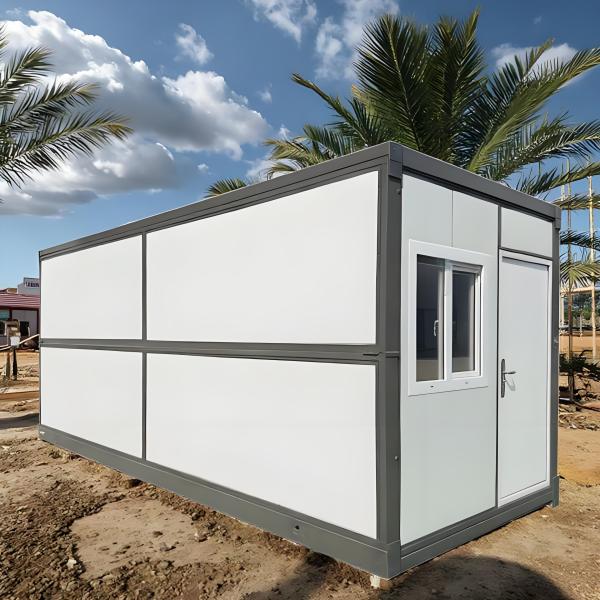 耐久性および折りたたみコンテナハウス 建築のための折りたたみ鋼板とEPSサンドイッチパネル