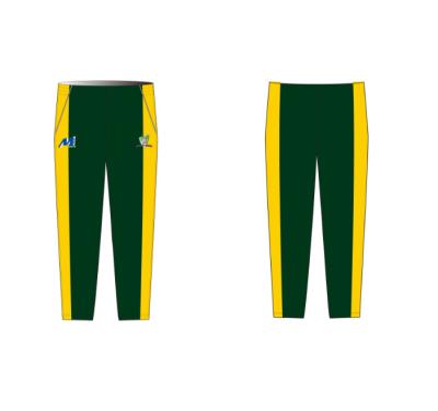 Slim Fit Cricket Training Pants , 56cm Waist Mens Coloured Cricket Trousers Length 76cm
