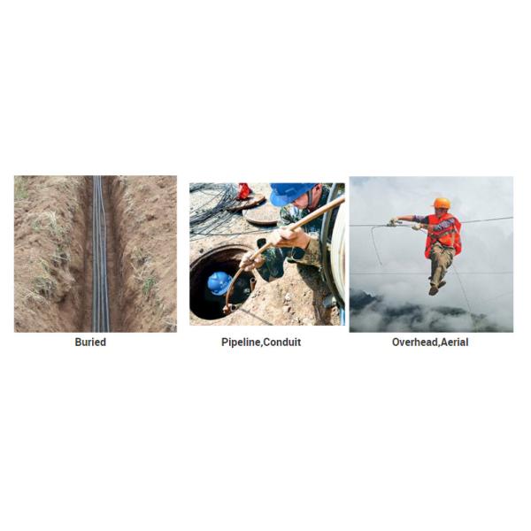 Мини диаграмма 8 диаграмма 8 сталь Armored GYXTC8S ядра кабеля оптического волокна 24 кабеля само- поддерживая