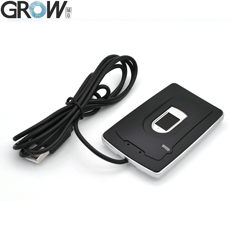 GROW R106 ISO ANSI Стандартный биометрический рабочий стол Капацитивный USB-читатель отпечатков пальцев Поддержка Windows Android