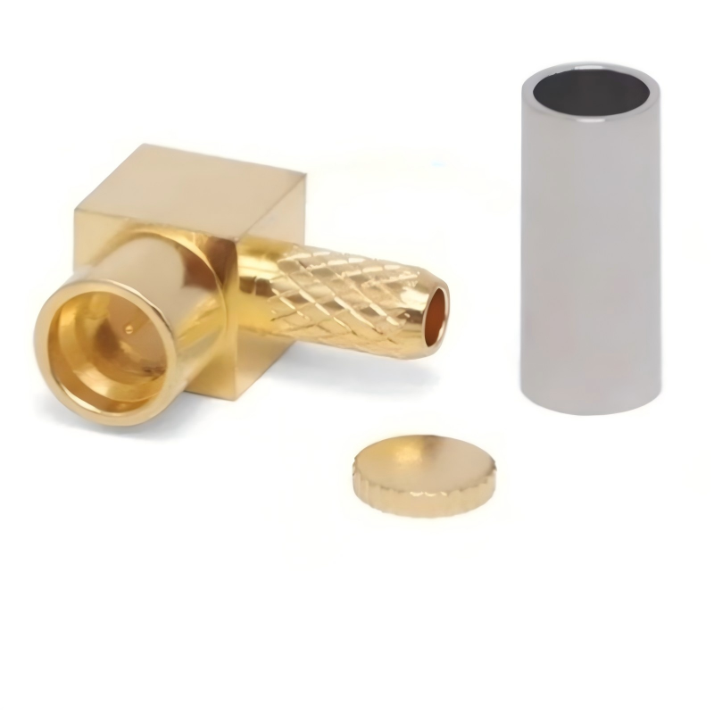 DC-6GHz SMP Female Right Angle Connector Crimping Type SMP-C-JW-1.5 For Rg316/Rg174 Cable