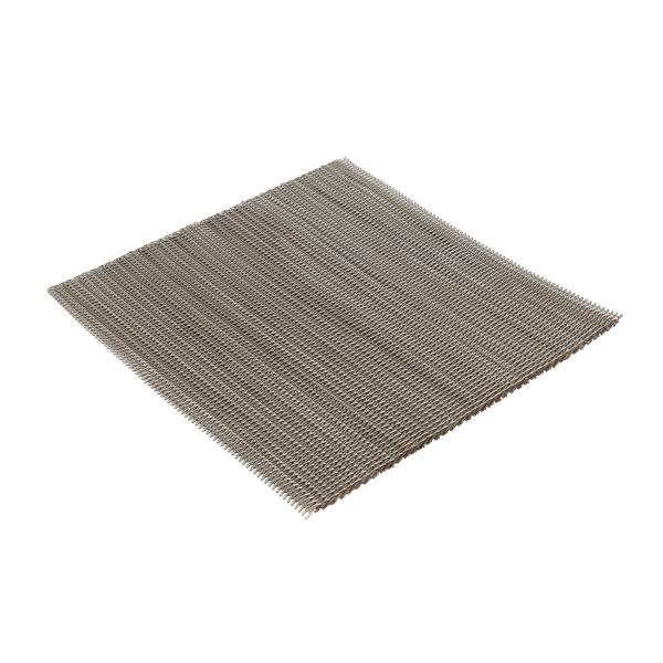 Cinturón transportador de acero inoxidable de malla de cinta de cadena material Cinturón de transporte con punzón y deflector transversal