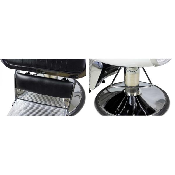 Traditional Reclining Barber Chair For Beauty Salon , Barber Stools Chairs