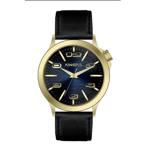 42.0mm Alloy Case Men's Black Watches Quartz , Fashionable Mens Watches