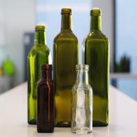 250 ml 500 ml 750 ml de vinagre de vidro quadrado reciclável