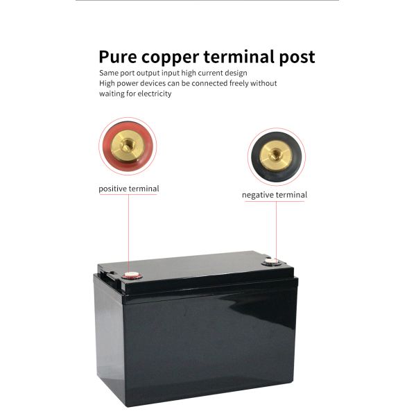 6000 Cycles Lithium Ion Battery Pack 12.8V 100Ah Rechargeable LiFePO4 Battery Pack For Home Use