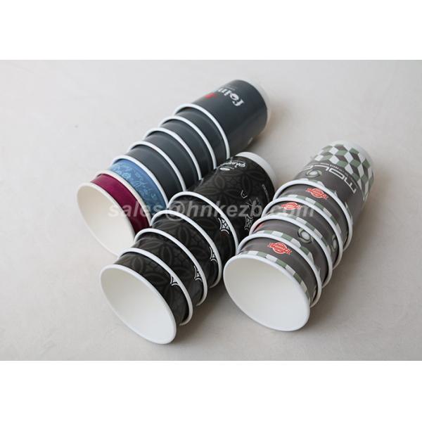 Individual 400ml Insulated Paper Coffee Cups , Takeaway Paper Cups For Hot Drinks