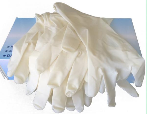 Soft Disposable Powder Free Latex Gloves Various Sizes ISO 13485 Standards