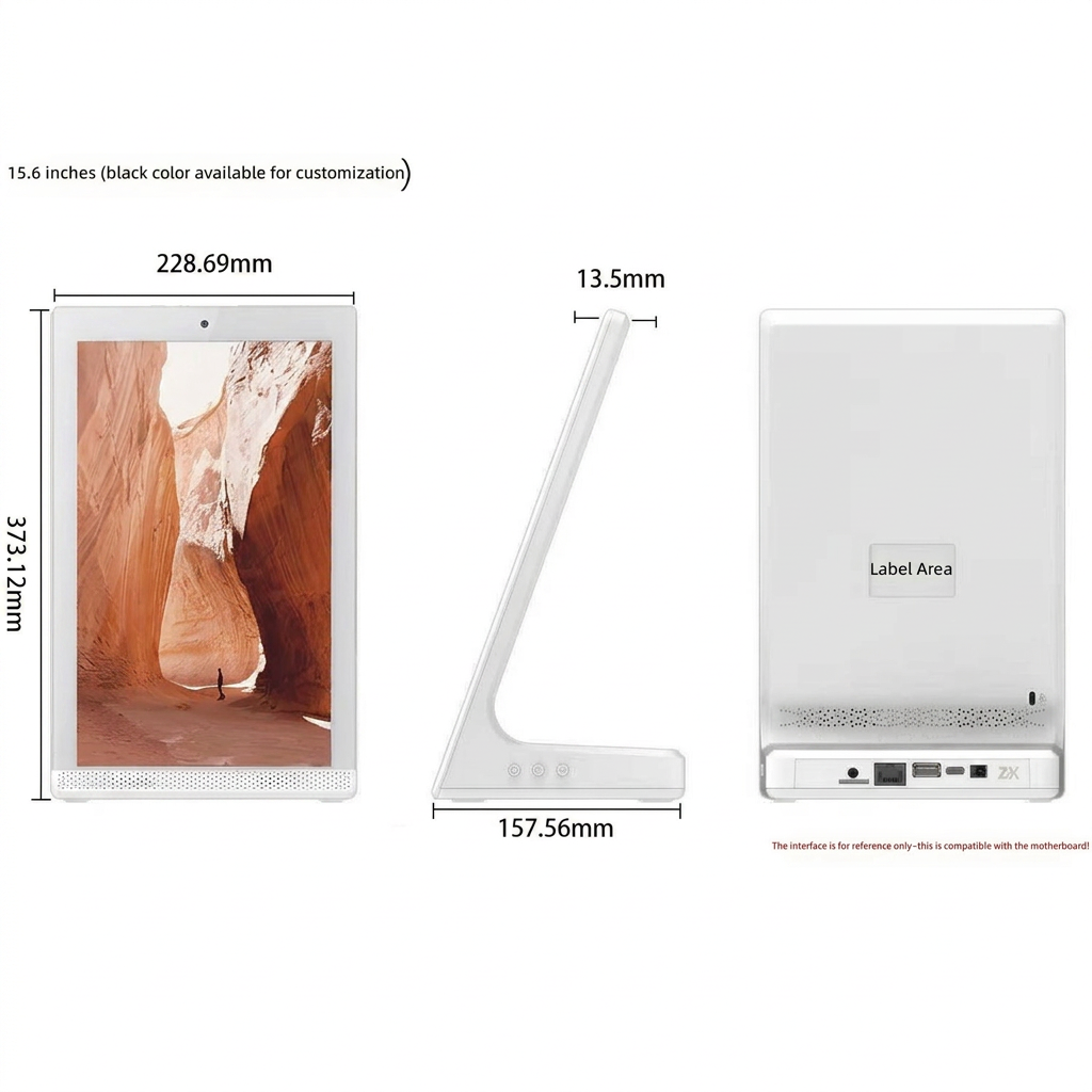 L-Type Desktop Digital Advertising Display with 10.1
